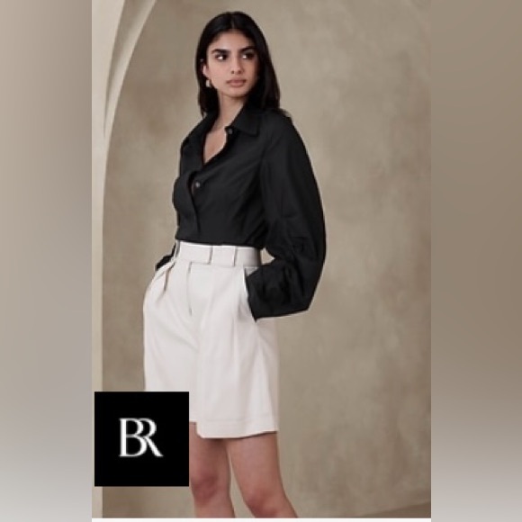 Banana Republic Tops - Banana Republic Black Button-Down Shirt